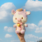 Jolene is an adorable addition to the world of cow plushies and lavender cow creations. Her appeal goes beyond that of an ordinary cow stuffed animal as she embodies the peaceful vibes of these gentle creatures.